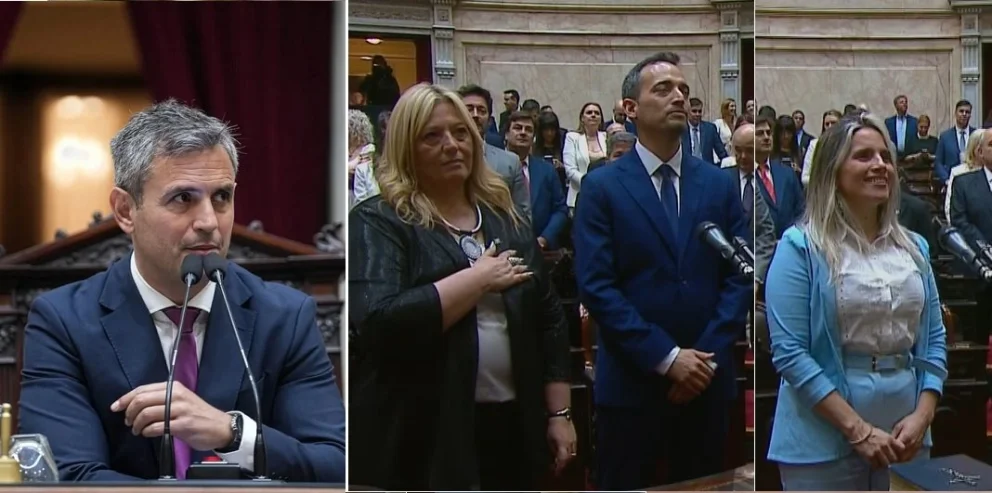 Neuquén ya tiene nueva representación en la Cámara de Diputados, que seguirá presidiendo Martín Menem. Fotos: Cámara de Diputados.