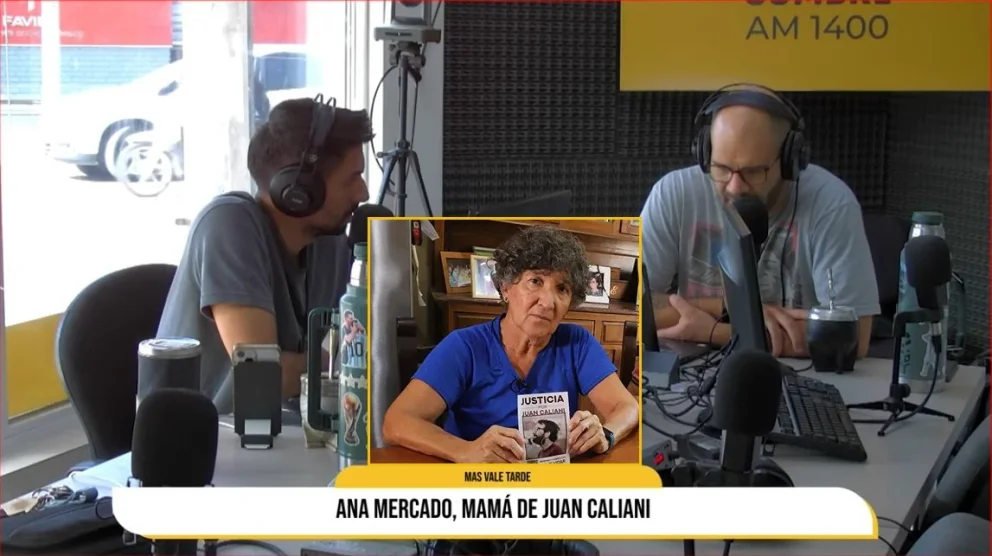 Ana Mercado, la mamá de Juan Caliani advirtió que los autores del crimen no serán encarcelados hasta que quede firme la condena. Foto: captura de pantalla YouTube/LM Neuquén
