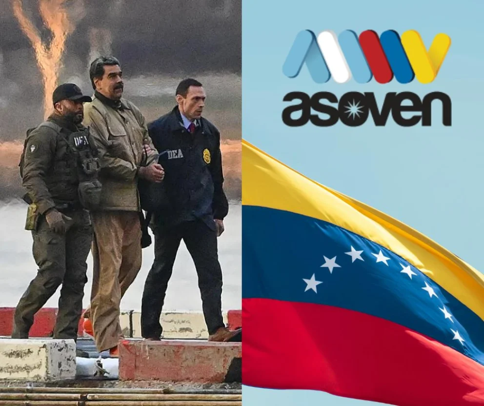 Nicolás Maduro detenido acompañado por agentes de la DEA