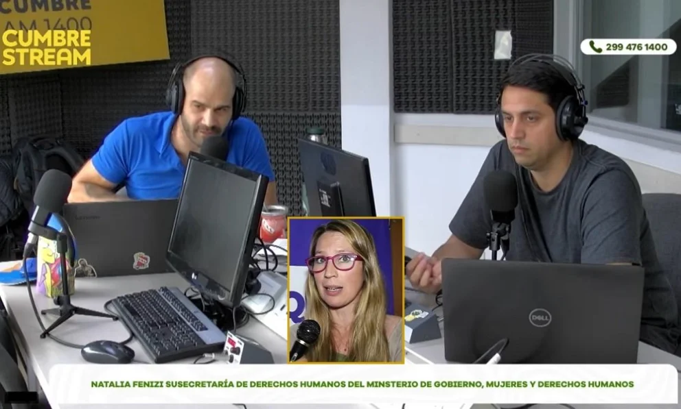 La funcionaria neuquina realizó declaraciones en el programa Más vale tarde, por AM Cumbre 1400. 