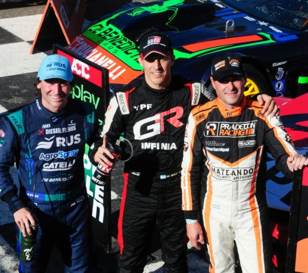 Matías Rossi, Juan Bautista De Benedictis y Christian Ledesma
