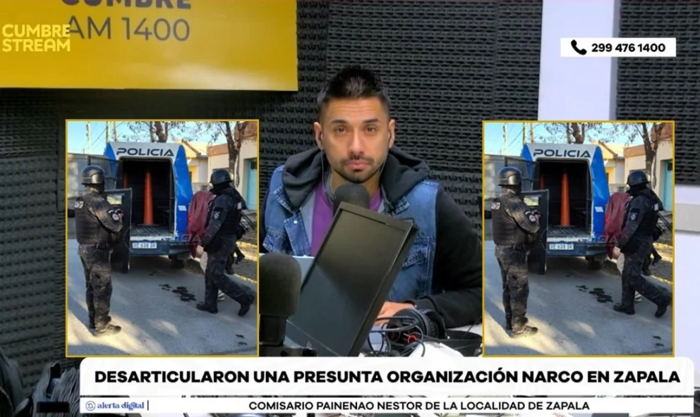 El funcionario policial realizó declaraciones en el programa La Antesala, por AM Cumbre 1400. Foto: captura de video Cumbre Stream.