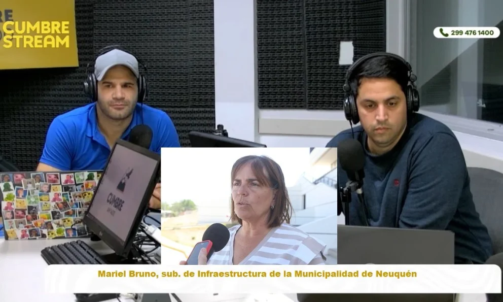 La funcionaria municipal de Neuquén realizó declaraciones en el programa "Más vale tarde", por AM Cumbre 1400. Foto: captura de video Cumbre Stream