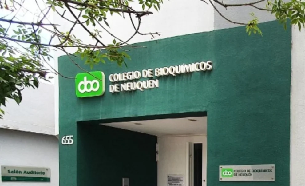 El Colegio de Bioquímicos de Neuquén.