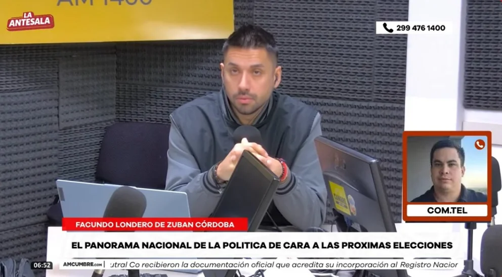 El integrante de la consultora argentina fue entrevistado por el periodista Fernando Sotomayor, en el programa "La Antesala" de AM Cumbre 1400. Foto: captura de video Cumbre Stream