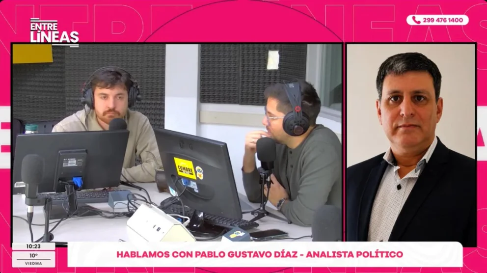 "Milei se mantiene en vigencia y con posibilidad de reeleccion mas por silencio y los errores de los opositores que las virtudes propias", señaló. Fuente: Captura Cumbre Stream