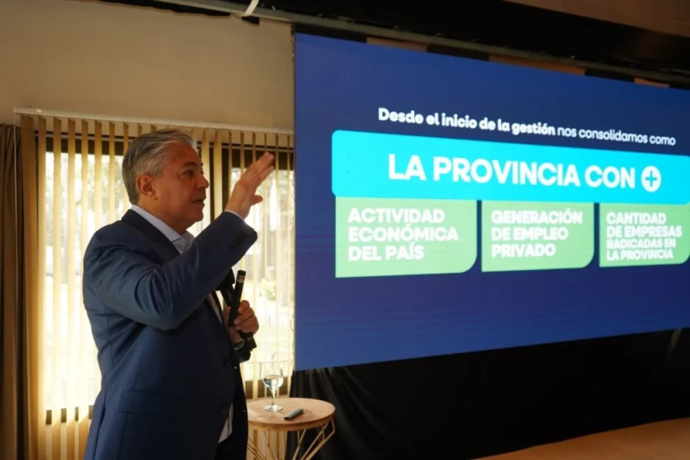 El mandatario provincial destacó los indicadores económicos y de empleo que registra Neuquén en los últimos dos años. Foto: X