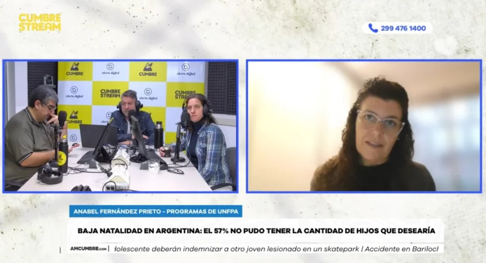 La especialista fue entrevistada en el programa "Nada sucede dos veces", por AM Cumbre 1400. Foto: captura de video Cumbre Stream