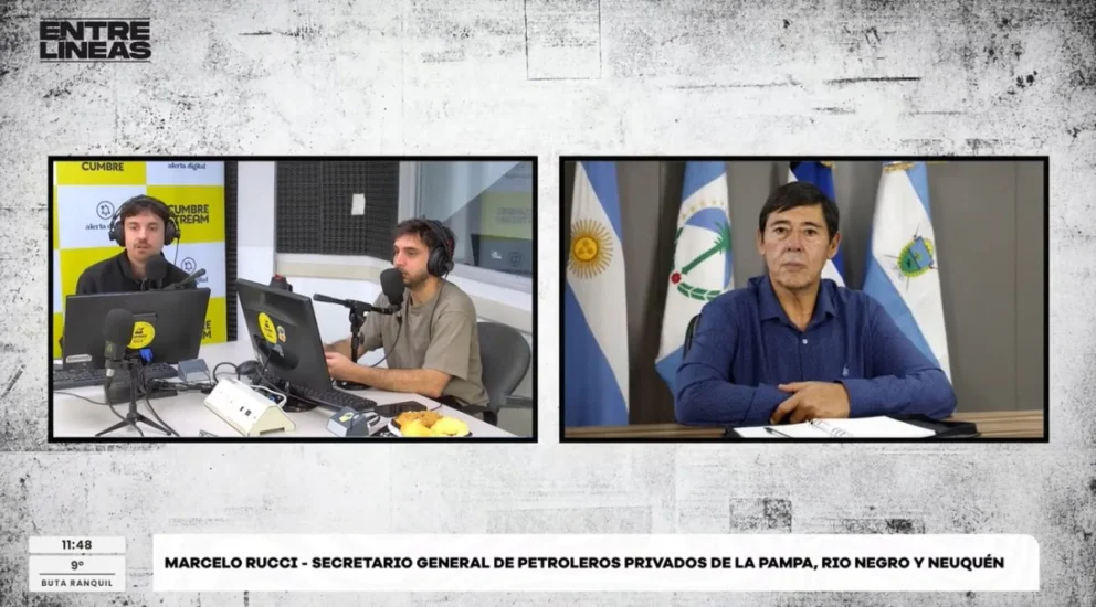 "Estamos pidiendo en algunos sectores más posiciones porque los compañeros están con mucho trabajo", aseveró el sindicalista. Fuente: Captura Cumbre Stream