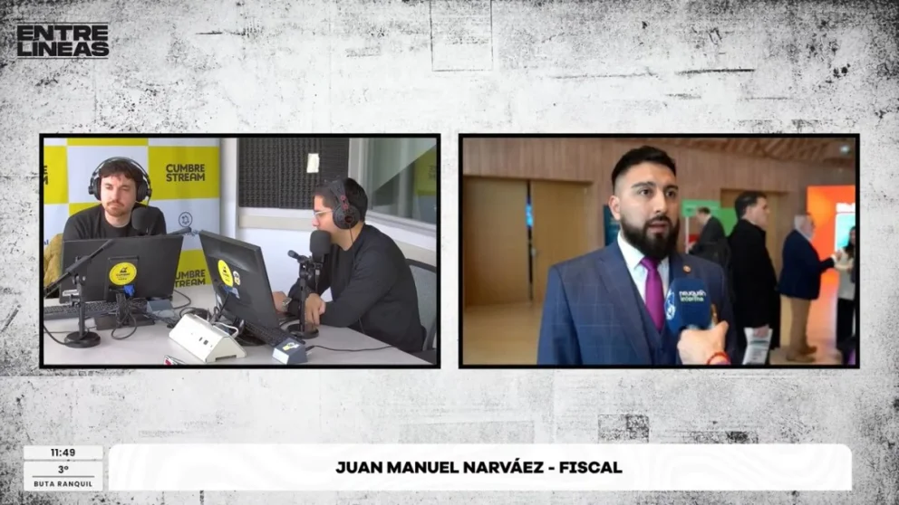 “Cierto dinero se iba para el beneficio propio y para mantener esta estructura dentro del partido político”, aclaró en AM Cumbre 1400. Fuente: Captura Cumbre Stream
