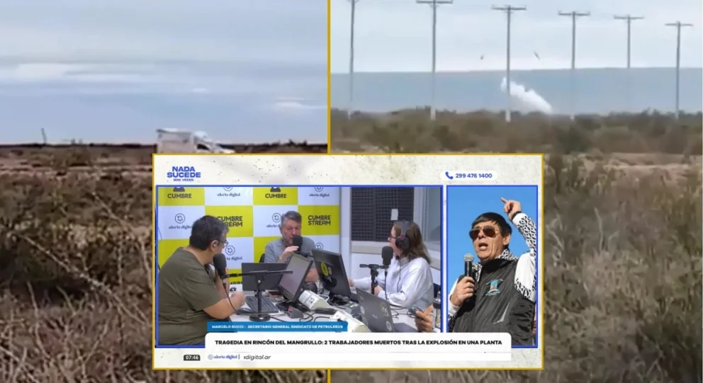 El líder sindical de los petroleros fue entrevistado en el programa "Nada sucede dos veces", por AM Cumbre 1400. Foto: captura de video Cumbre Stream