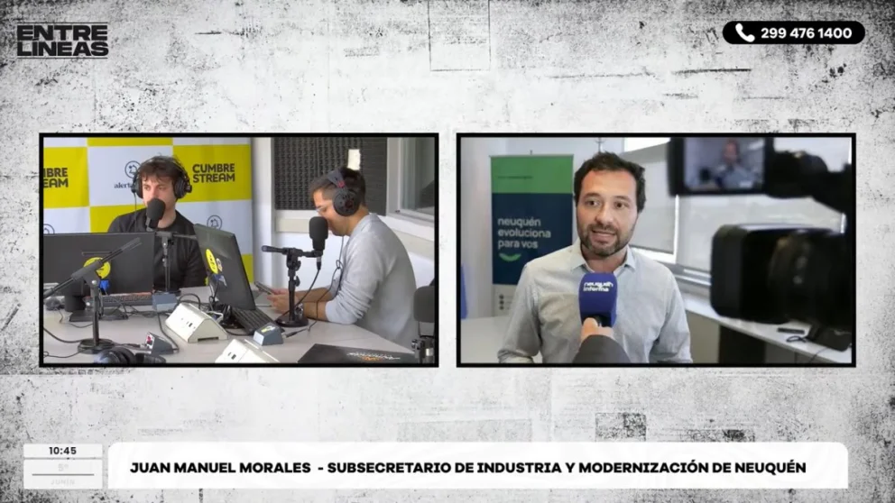 "Es fundamental abaratar costos de transporte y llegar a otros mercados que hoy son una realidad", señaló. Fuente: Captura Cumbre Stream.