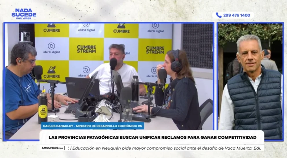 El ministro fue entrevistado en el programa "Nada sucede dos veces", por AM Cumbre 1400. Foto: captura de video Cumbre Stream