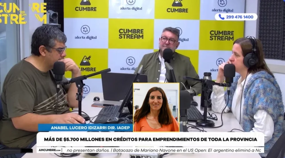La directora del IADEP fue entrevistada en el programa "Nada sucede dos veces", por AM Cumbre 1400. Foto: captura de video Cumbre Stream