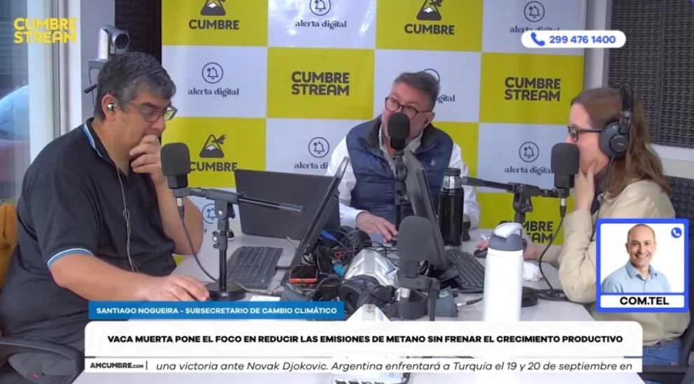 El funcionario fue entrevistado en el programa "Nada sucede dos veces", por AM Cumbre 1400. Foto: captura de video Cumbre Stream.