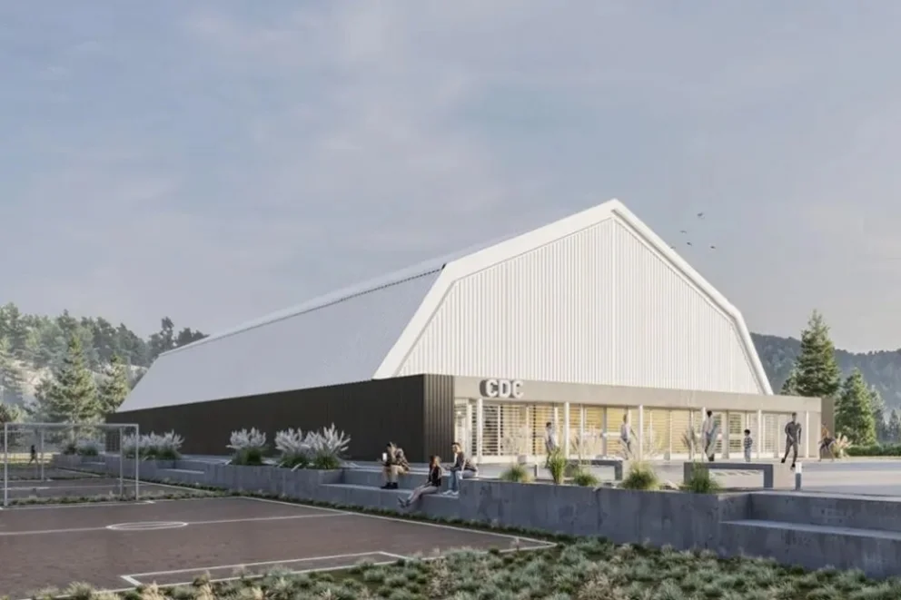 El nuevo complejo deportivo se suma a ocho en construcción de un plan que contempla 20 centros deportivos en toda la provincia del Neuquén. Foto: Neuquén Informa