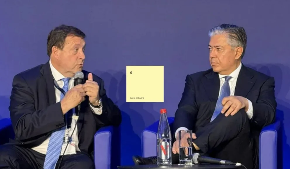 Alberto Weretilneck y Rolando Figueroa expusieron en el Argentina Week en París, Francia. Foto: Prensa Provincia