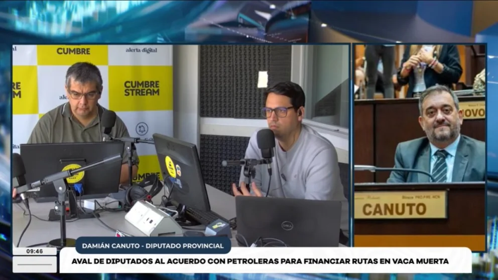 “Dada como está la composición y el apoyo unánime, podría convertirse en ley la semana que viene”, sostuvo en Cumbre Energética. Fuente: Cumbre Stream.