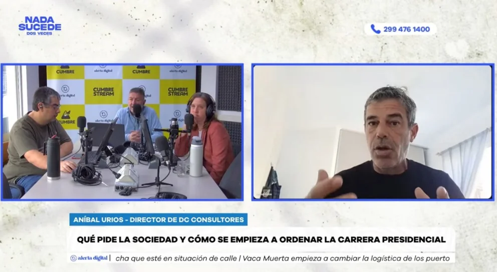 El consultor fue entrevistado en el programa "Nada sucede dos veces", por AM Cumbre 1400. Foto: captura de video Cumbre Stream
