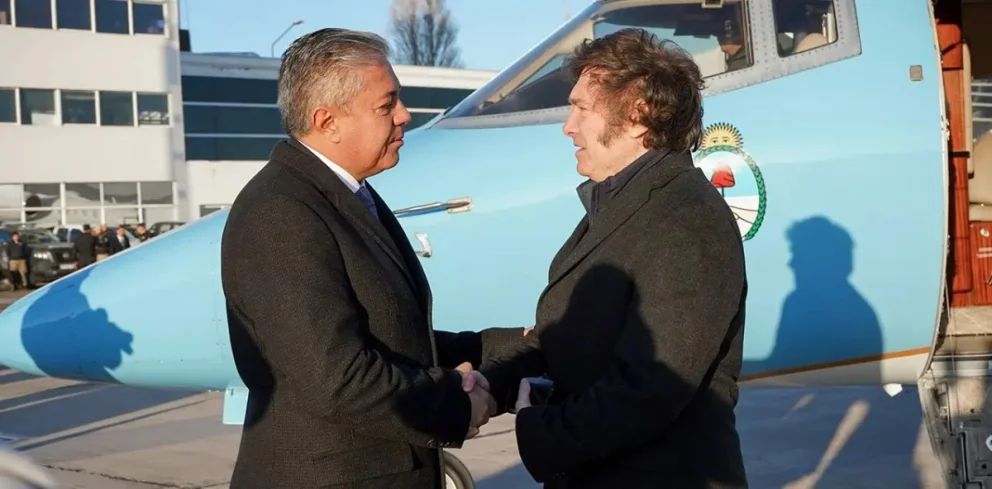 El presidente argentino estará en Neuquén, como lo hizo oficialmente en el mes de agosto de 2024 (foto de archivo).