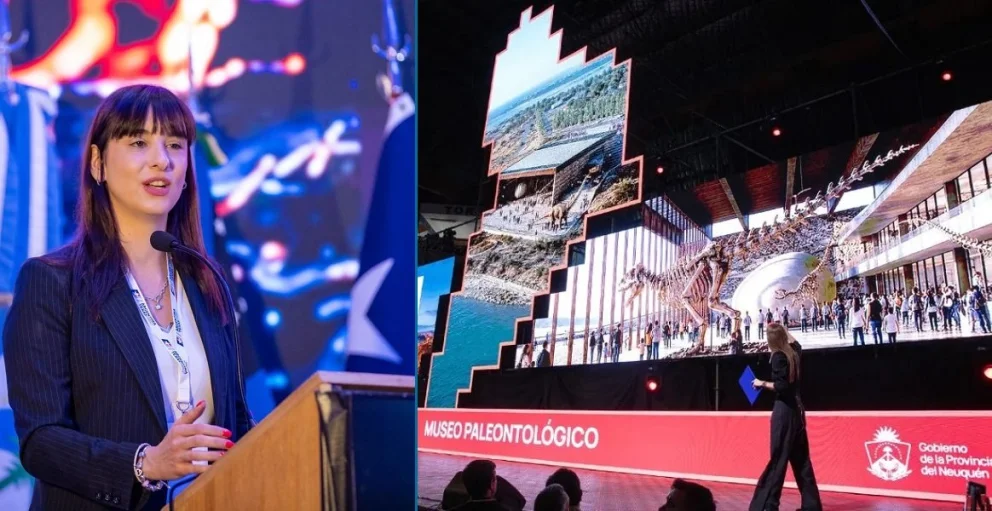  La ministra de Turismo, Ambiente y Recursos Naturales, Leticia Esteves, detalló cómó se van a "orientar los recursos hacia inversiones estratégicas que nos permitan acompañar el crecimiento de la provincia”. Foto: Neuquén Informa